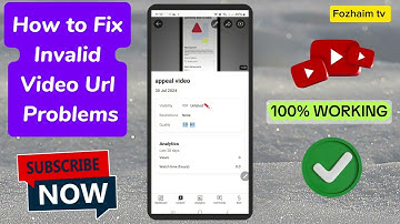Appeal video invalid url problem | Youtube appeal video invalid url Fix Problem 100% ✔️
