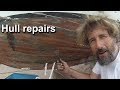 Repairing the hull - Wooden boat restoration - Boat refit - Travels With Geordie #56