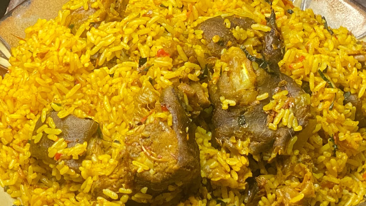 How to make the best native jollof rice/Concoction jollof rice/palmoil ...