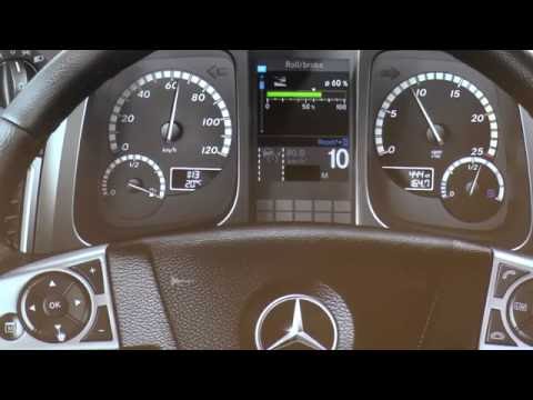 Mercedes Benz Actros Interactive Dash controls explained