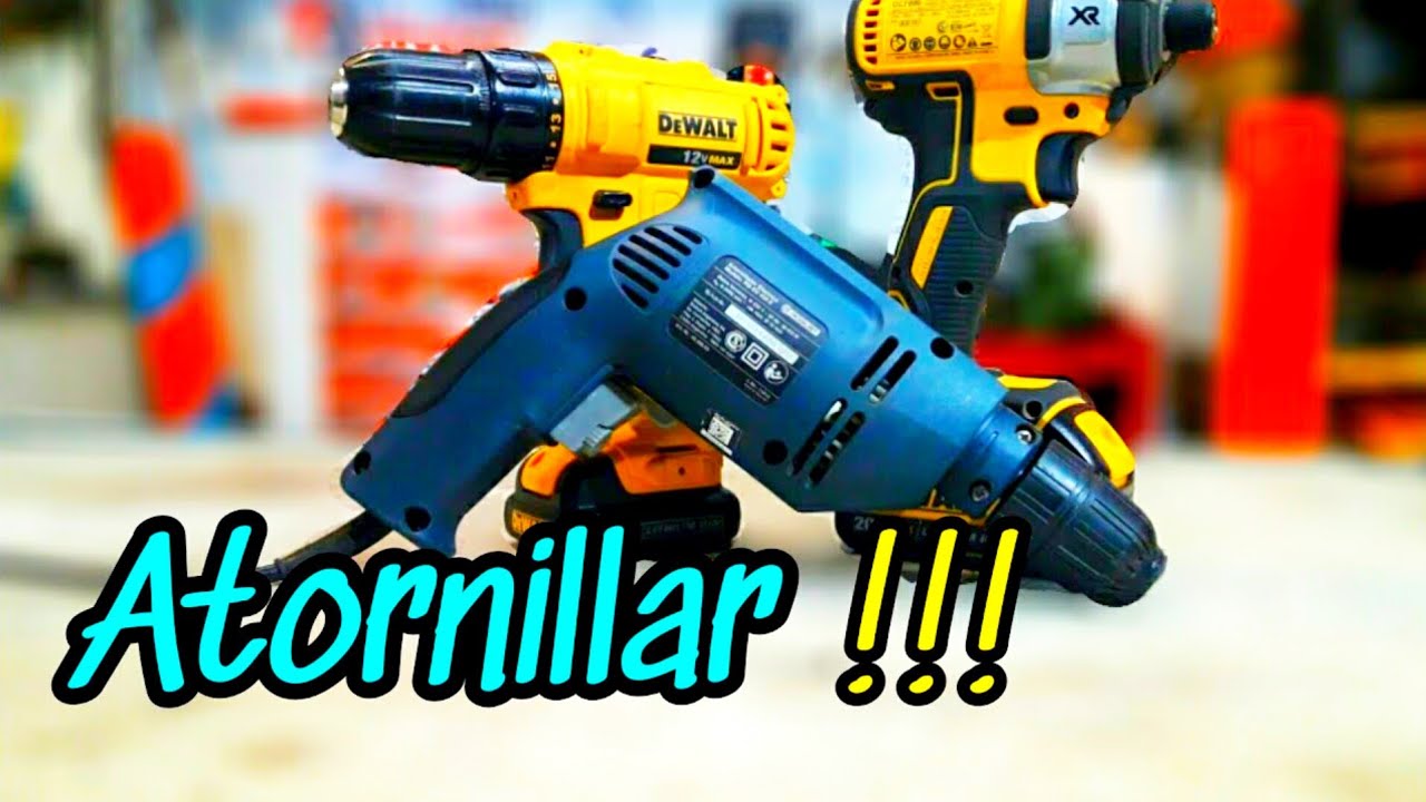 Atornillar con TALADRO - Se puede?? - YouTube