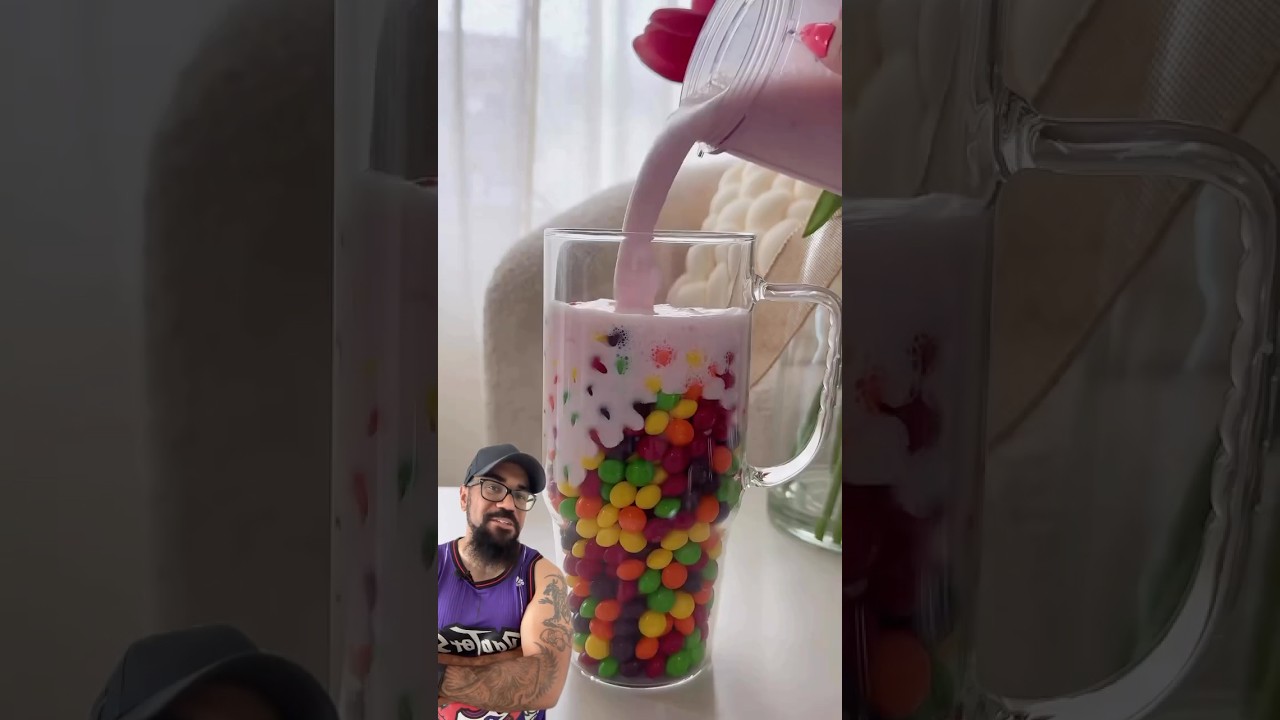 (Credit: @N@NicolePamela #milkshake #dessert #foodie #candy #skittles