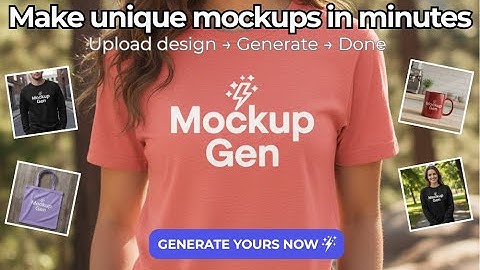 The best Mockup tool for Etsy & Shopify Print On Demand Sellers