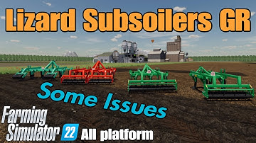 Lizard Subsoilers GR  / FS22 mod for all platforms