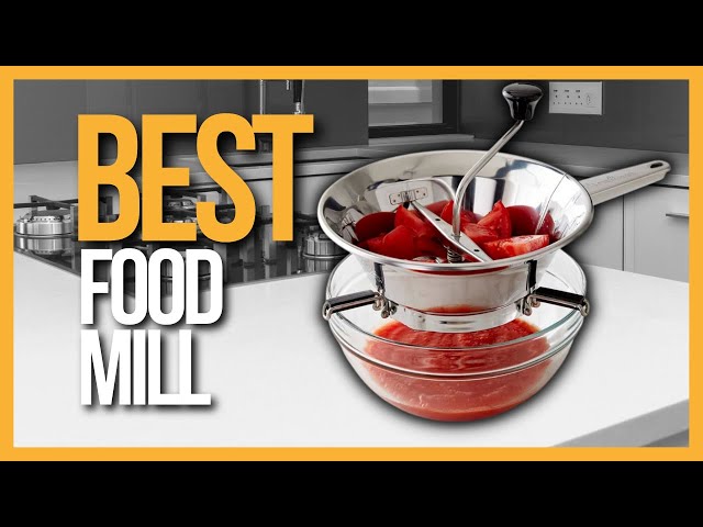 ✓ TOP 5 Best Food Mills  Food Grinders Review 