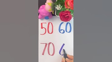 Write number #shorts #abc #numbers #learning #satisfying #viralvideo