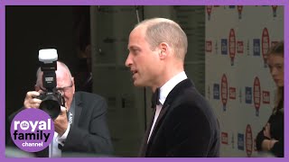 Prince William Arrives at The Suns Who Cares Wins Awards