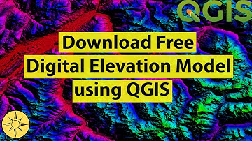 Download free DEM using QGIS