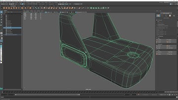Creating a high poly mesh from a low poly mesh in Maya.