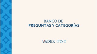 Banco de preguntas y categorías screenshot 3