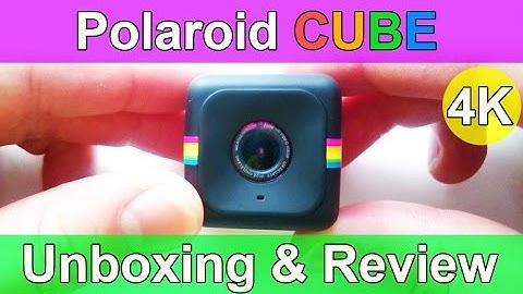 POLAROID CUBE - SMALL ACTION CAM - UNBOXING & REVIEW - 4K VIDEO