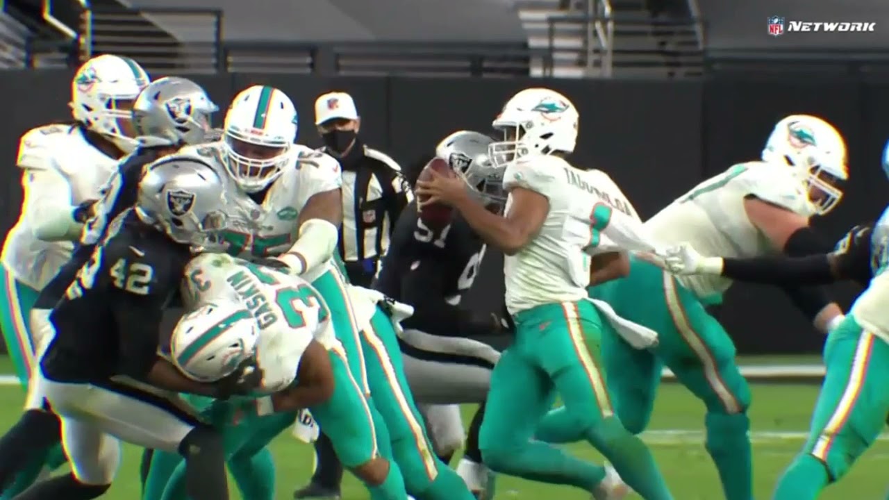 Tua and Fitzmagic at Raiders - 2020 Week 16