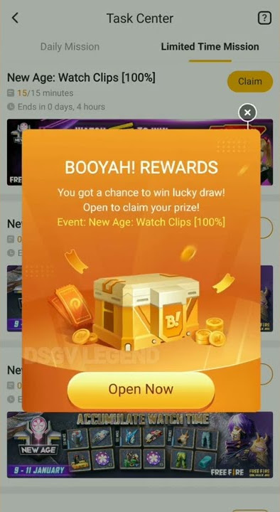 booyah app se rewards kaise le, booyah sign up event, signup to win free fire/booyah event free fire