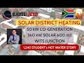 Largest Solar Hybrid Co-Generation District Heating System in South Africa