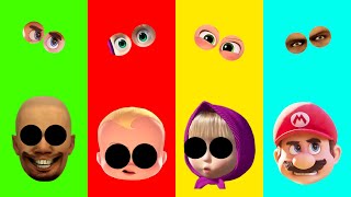 Wrong Eyesmasha And Mario And Baby Bossdame Tu Cosita Wrong Heads