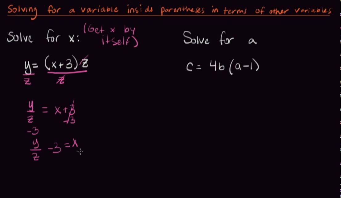 variable assignment with parenthesis