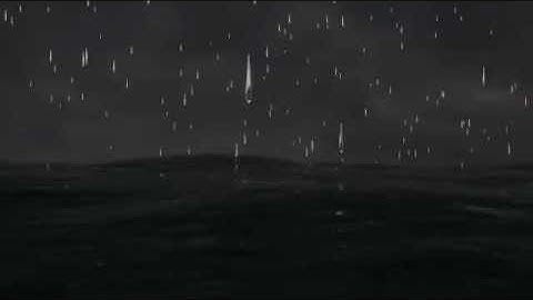 3d max ocean rain animation