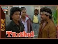 Trishul Hindi Dubbed Movie || Chiranjeevi Warning To Villan || Eagle Hindi Movies