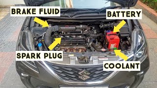 What Are The Parts Under The BONNET/HOOD Of A Car? Ft. Baleno | Car Driving- Part 4