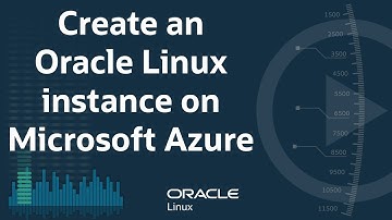 Create an Oracle Linux instance on Microsoft Azure