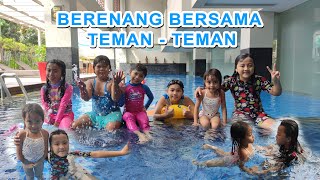 Renang Bar-Bar Dinar, Bareng Leika Dan Teman-Teman