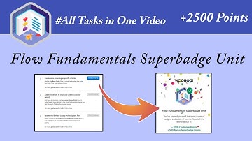 Flow fundamentals superbadge unit | Salesforce answers| Trailhead