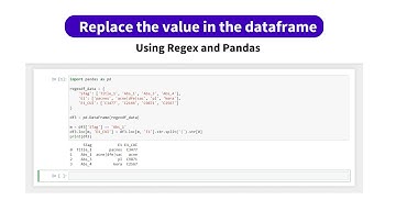 Replace the value in the dataframe using regex and pandas | kandi use case