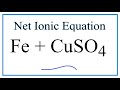 Net Ionic Equations and Spectator Ions
