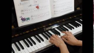 Video thumbnail of "In a Rickshaw - John Thompson's Easiest Piano Course Part 1 P.36"