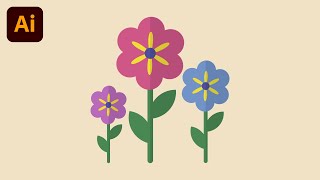 How to Draw a Flower in Illustrator (Tutorial)