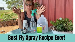 Best Ever DIY Flying Insect Spray for the Homestead.