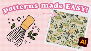 make seamless patterns in Illustrator 2026 (easy tutorial!)