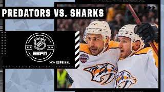 Nashville Predators vs. San Jose Sharks | Full Game Highlights screenshot 4