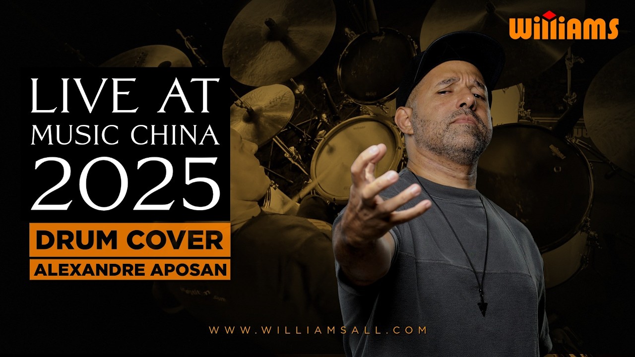 Alexandre Aposan Live at Music China 2025 #williamsdrumheads