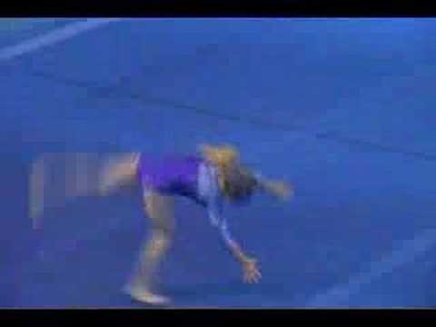 Emma's great gymnastics floor routine