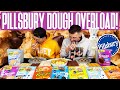 We Ate 17,000+ Calories of Pillsbury Dough! | Twins vs. Food