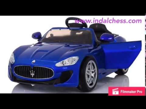 Carro Azul Fotomontaje Gran Metalizado 12v Maserati Mando Video Paterno Turismo rodxeCBW