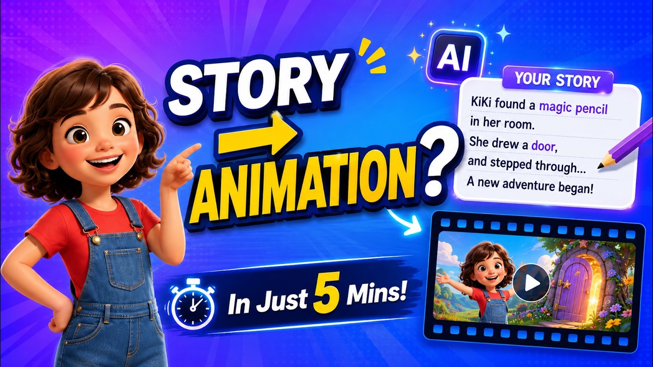 KiVi AI tutorial: story to video
