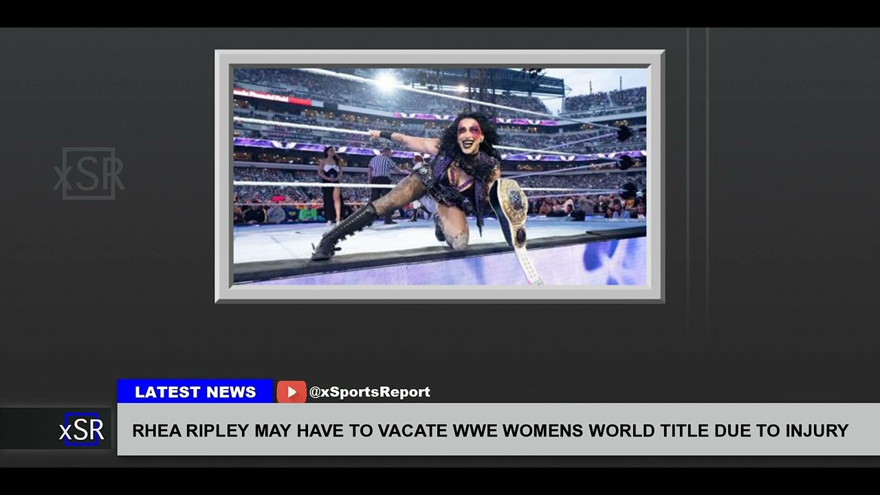Rhea Ripley May Have To Vacate Wwe Womens World Title Due To Injury ...