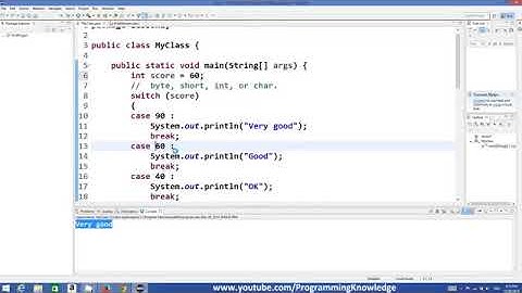 Java Tutorial For Beginners 10   switch Statement in Java