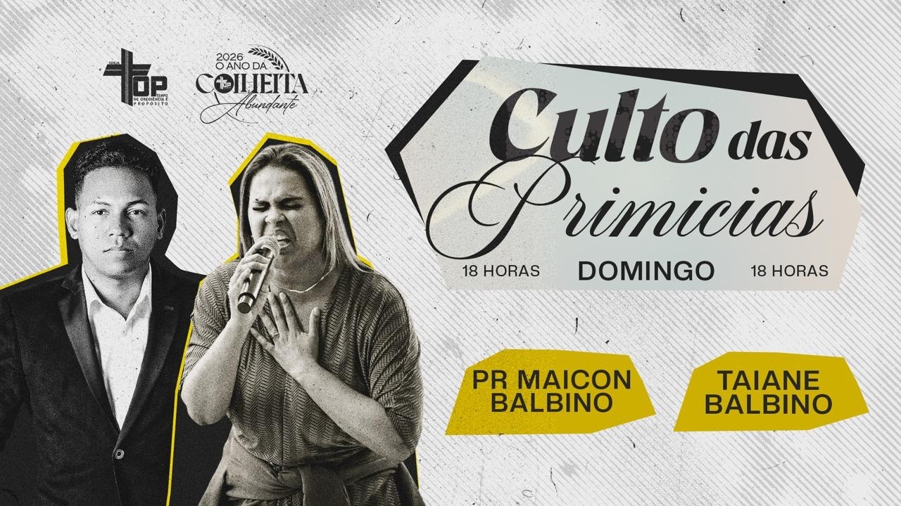 🔴CULTO DAS PRIMICÍAS - PR MAICON BALBINO
