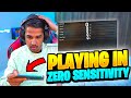 Playing Free Fire In Zero Sensitivity || Challenge || Desi Gamers