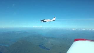 Beech Bonanza and Beech Debonair flying to Alaska