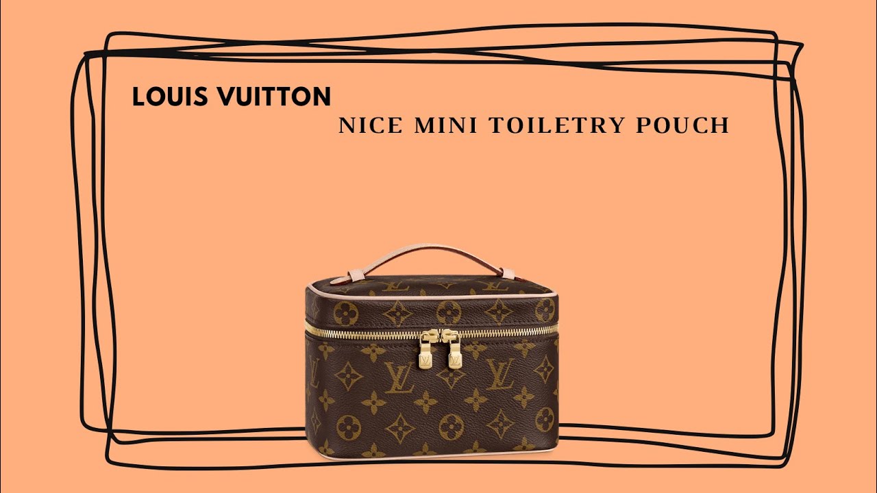 🧡 LOUIS VUITTON NICE MINI TOILETRY POUCH UNBOXING, REVIEW, AND WHAT FITS  🧡 