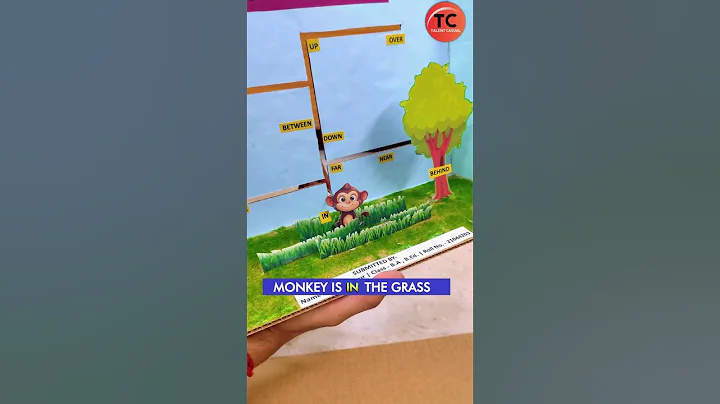 English Preposition Working Model | School Project for Exhibition #innovation #diycrafts