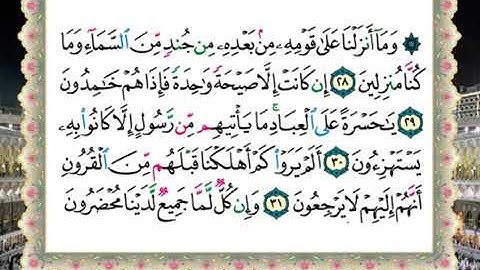 سورة يس الحصرى المعلم