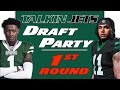   talkin jets live draft party   1st round reactions