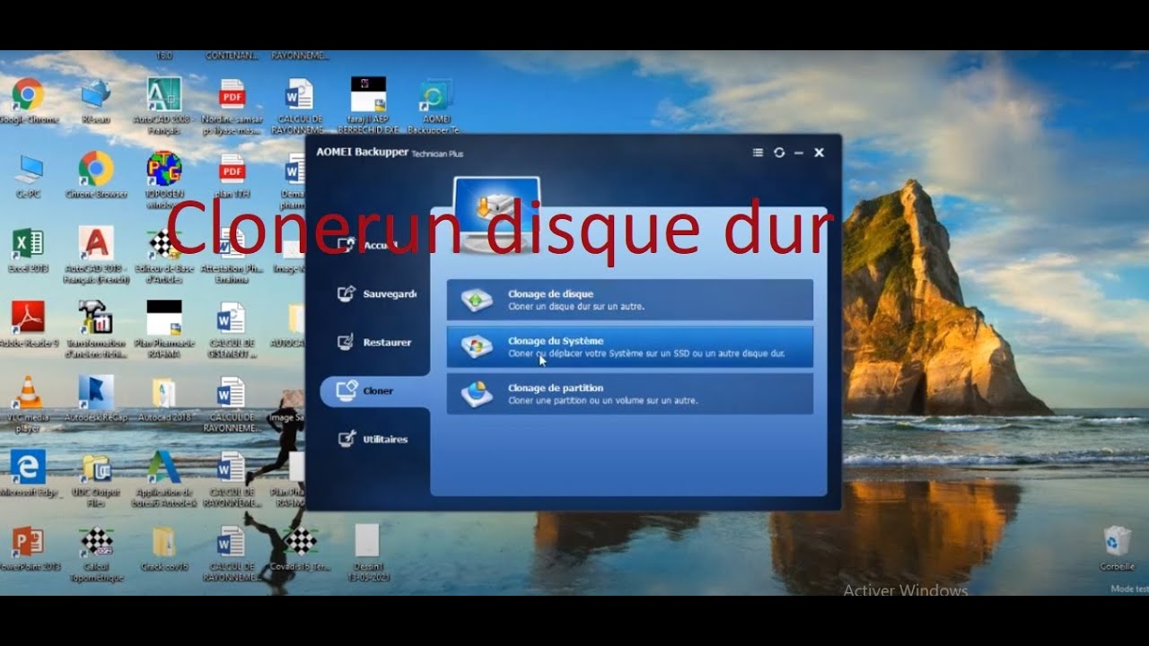 Clonage de disque dur