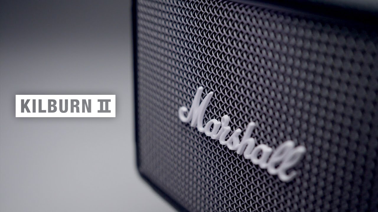 Marshall Kilburn II Enceinte Portable Bluetooth Étanche IPX2 - Noir