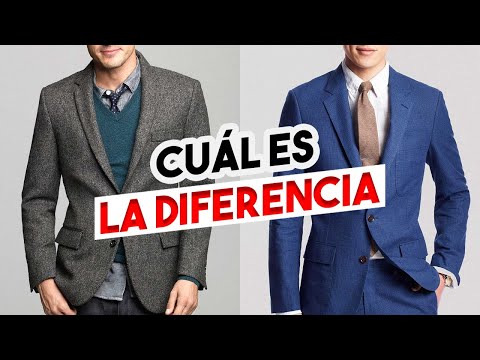 Vídeo: Diferencia Entre Chaqueta Deportiva Y Traje